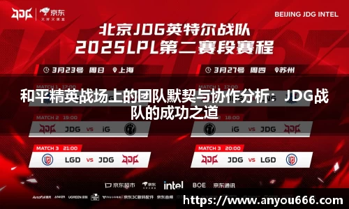 和平精英战场上的团队默契与协作分析：JDG战队的成功之道
